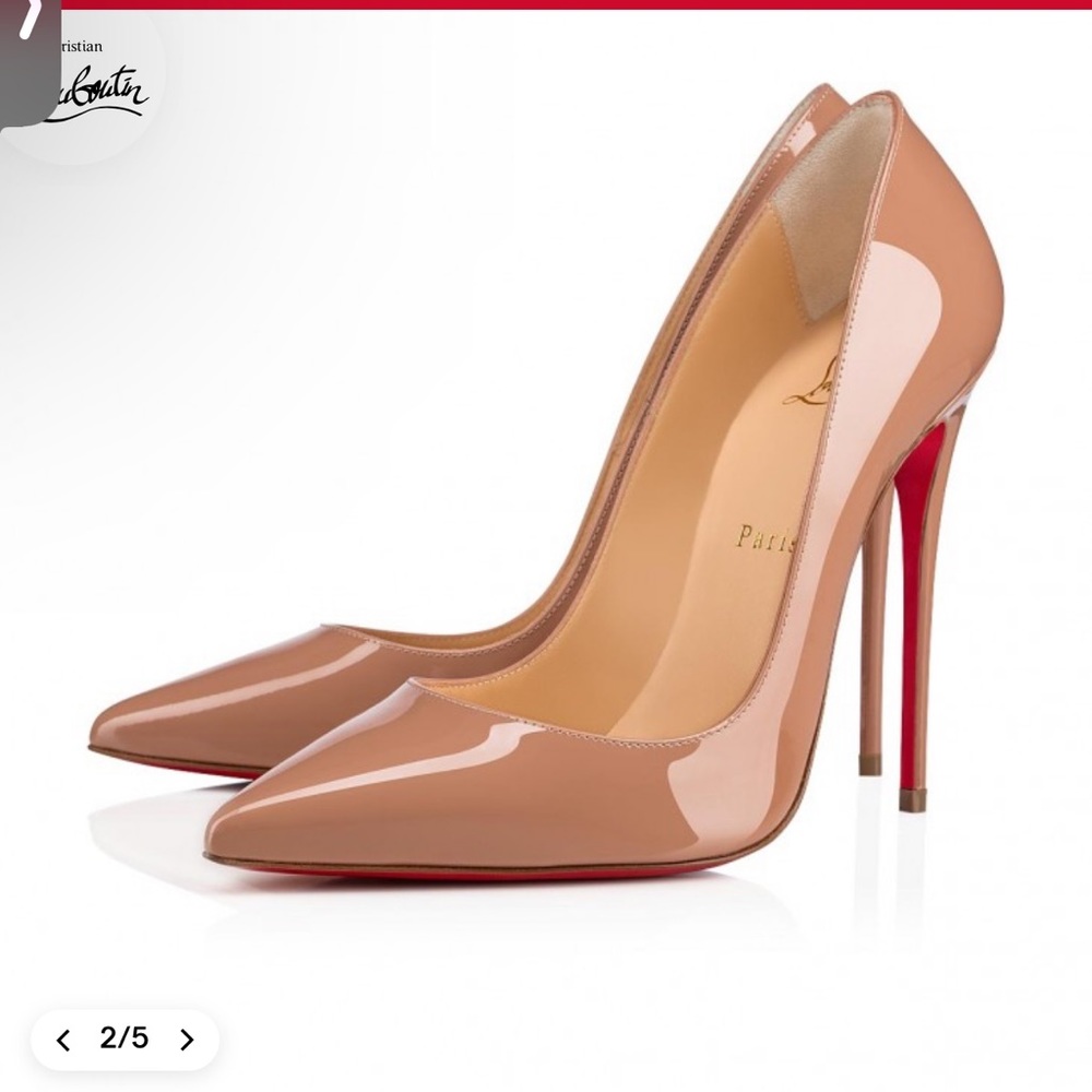 Christian Louboutin So Kate Nude Pump